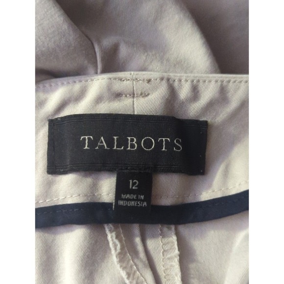 Talbots Shorts Light Tan Khaki Hi-Rise Woman's Size 12 Classic Preppy Summer - Picture 7 of 10